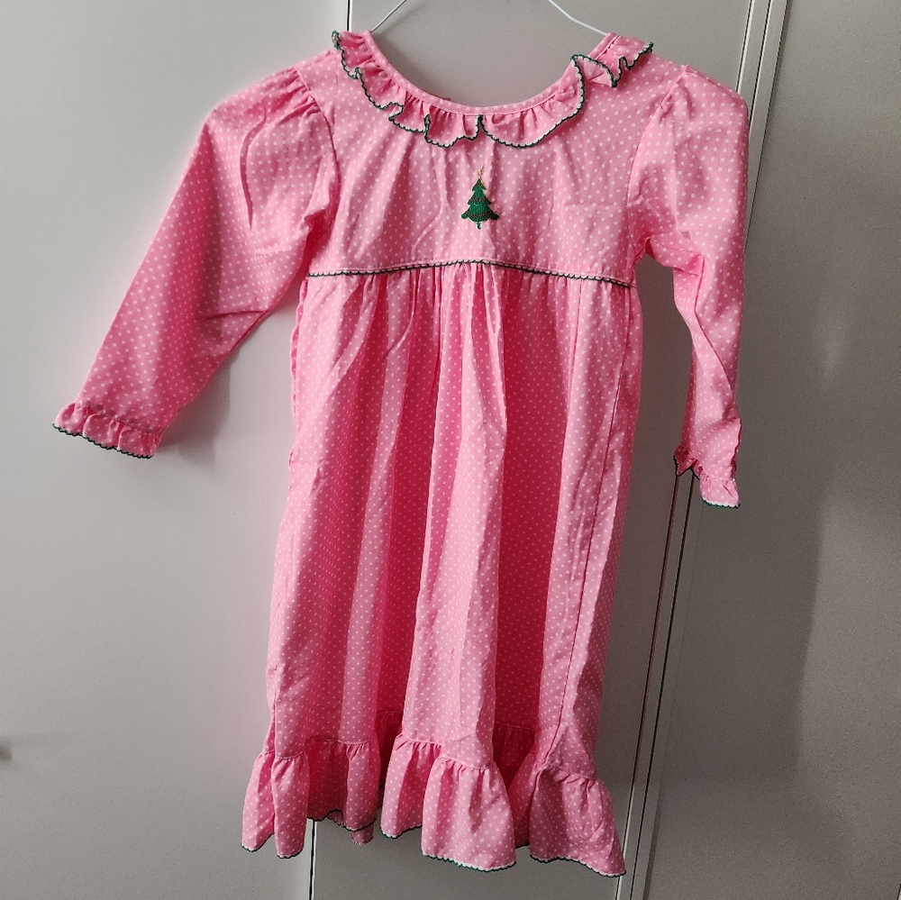 Polka Dot Christmas Nightgown